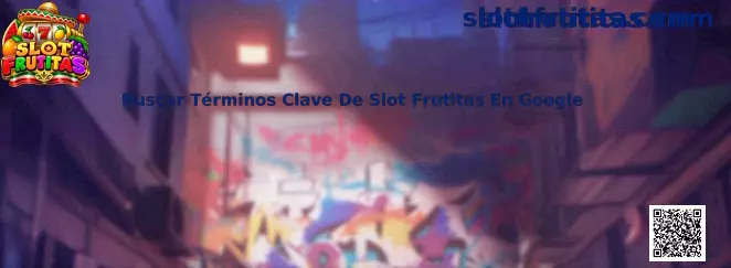 Ilustración temática para buscar términos clave de Slot Frutitas en Google