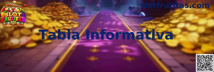 Tabla Informativa Slot Frutitas