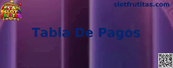 Tabla de pagos de Slot Frutitas con símbolos y valores de combinaciones